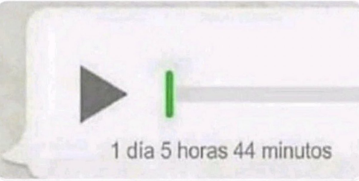 Mi amix: No vas a creer lo qué pasó
Yo: Cuéntame 
Mi amix: Te voy a mandar un audio 
El audio: