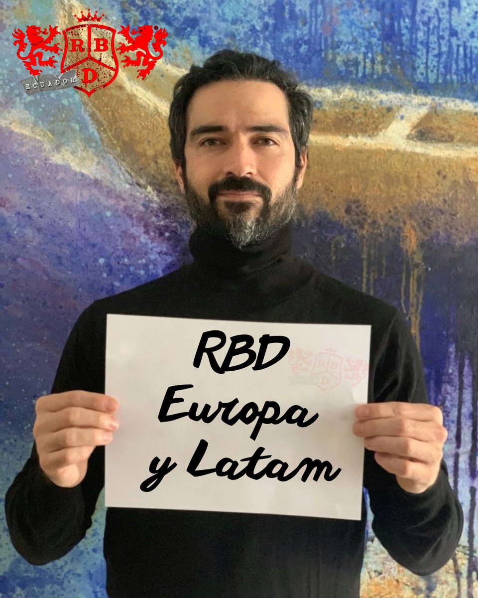rbd_ecuador's tweet photo. 📸 Poncho (@ponchohd) no está en la gira pero nos envía este mensaje:
RBD EUROPA Y LATAM

¡GRACIAS HERRERA! https://t.co/klutaxtlwY