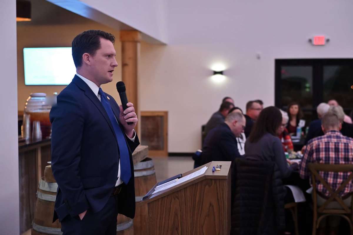Senator Ben Hansen (@benwhansen) on Twitter photo Last week I got to share some of my thoughts at the <a href="/WashCoNECoC/">Washington County NE CoC</a> Annual banquet on the "Fallout of Success" and what role the state can play (if any) on supporting critical infrastructure and roads when we incentivize bigger business in Nebraska. Last week I got to share some of my thoughts at the <a href="/WashCoNECoC/">Washington County NE CoC</a> Annual banquet on the "Fallout of Success" and what role the state can play (if any) on supporting critical infrastructure and roads when we incentivize bigger business in Nebraska.