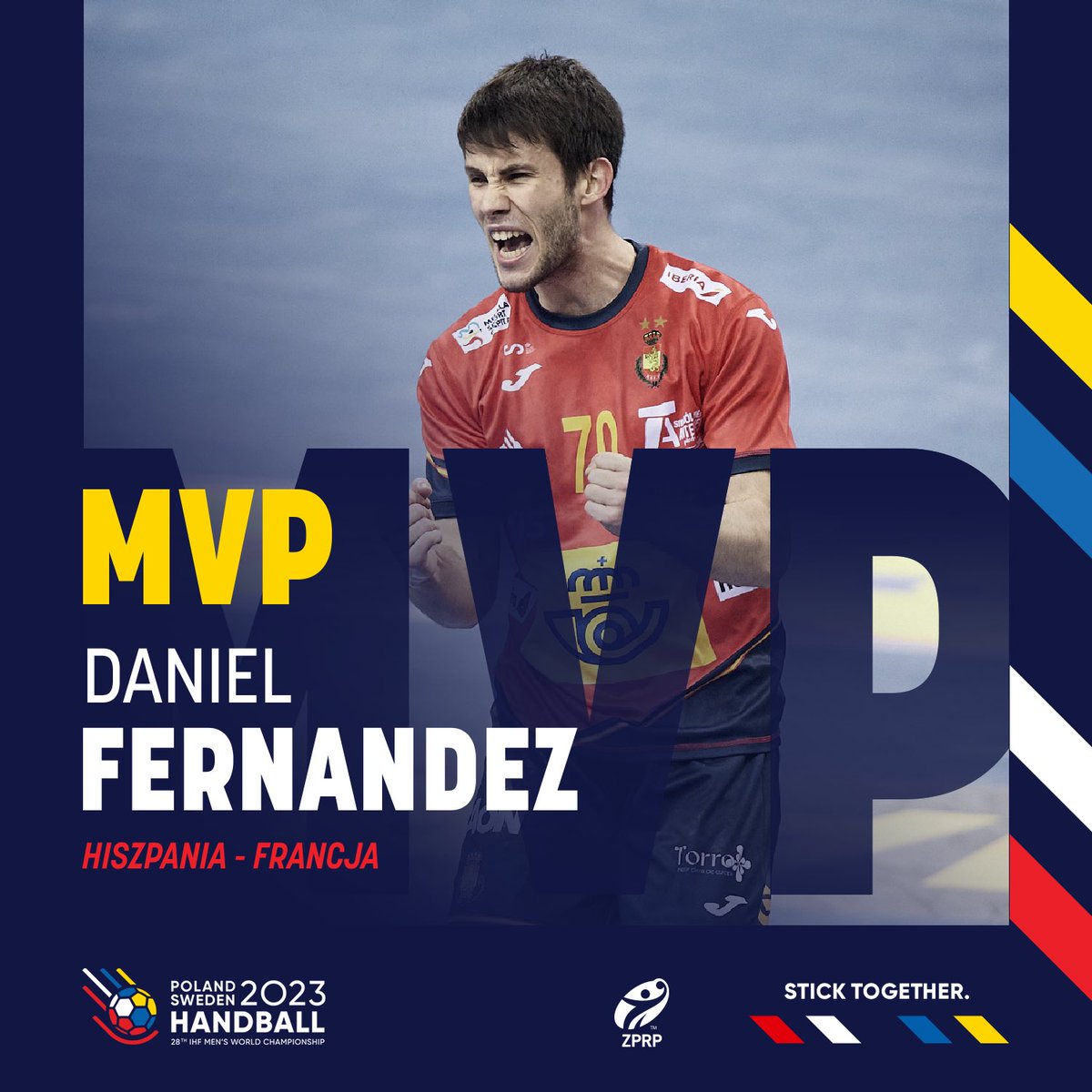 MVP spotkania Hiszpania 🇪🇸 - Francja 🇫🇷  został Daniel Fernandez 🔝