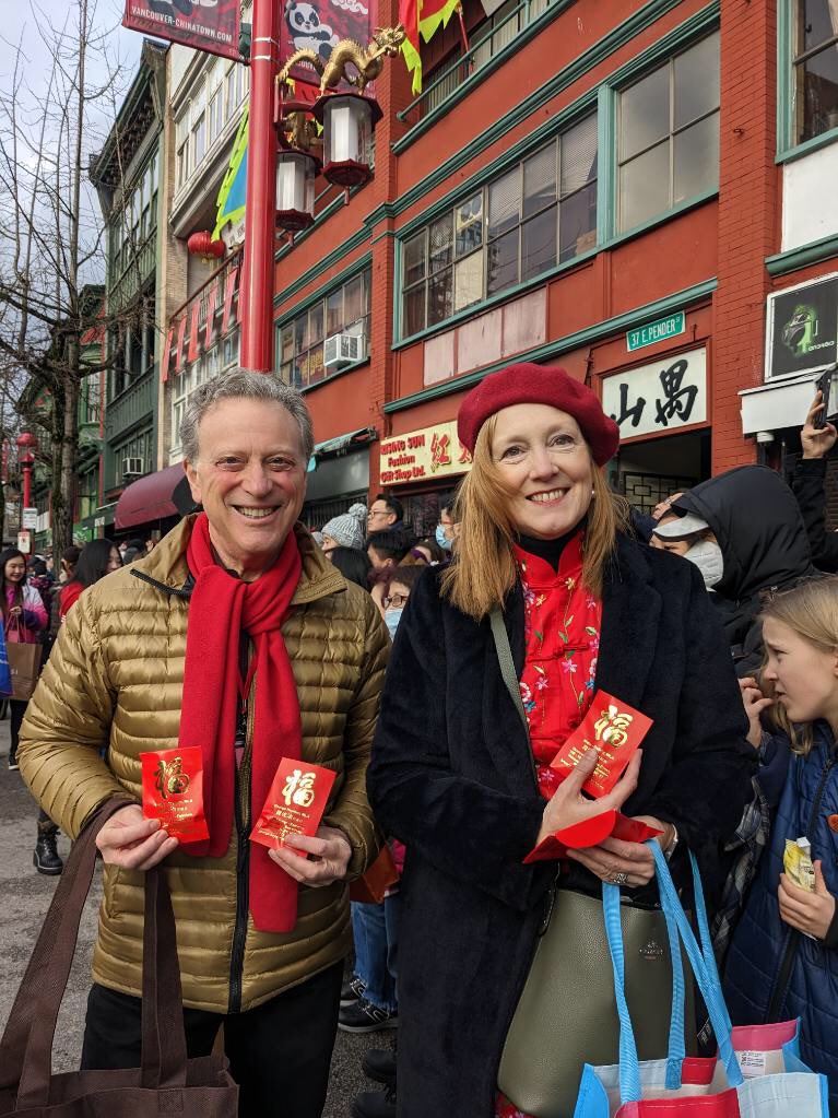 Xin Nian Hao! Sun nin nou! Happy #LunarNewYear. After 2 years it was terrific to be back in #VancouverChinatown to celebrate the year of the rabbit with friends, colleagues and the community! Thank you to all the volunteers & community members that made this special day possible.