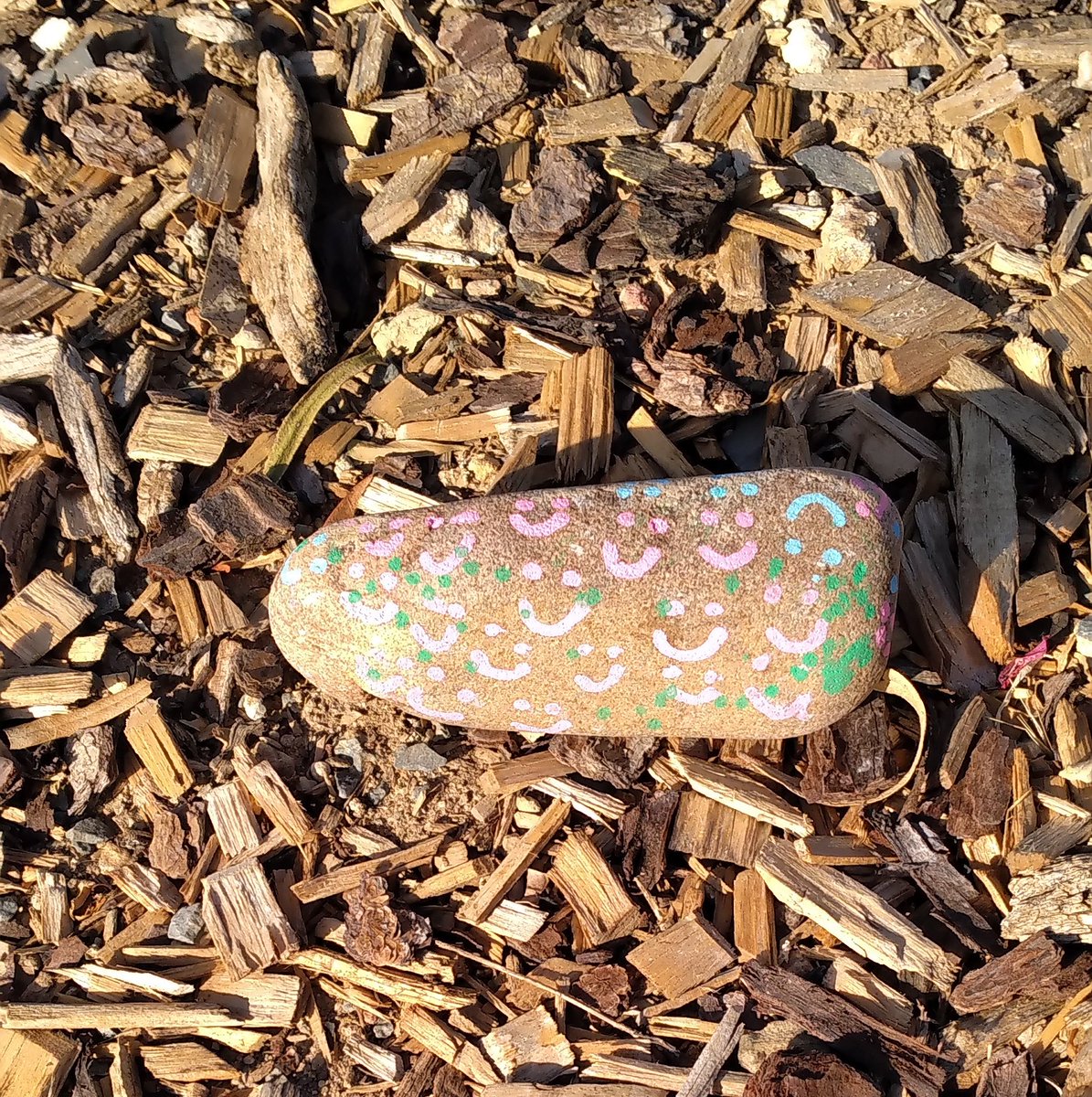 SharonHepworth3's tweet photo. What a lovely surprise to find this in my front yard this morning, it's beautiful. It has the postcode 5174 on the back (Sellicks Beach), we'll take it on our travels today. Thank you to whim ever left it. π
#SARocks #PaintedRocks https://t.co/bWHXnYgWL3