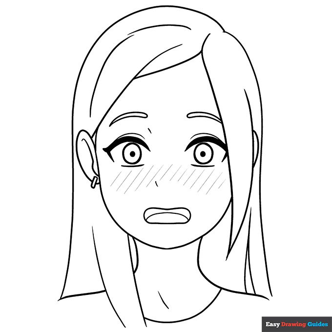 Easy anime drawing, How to draw anime step by step, Easy drawing for  beginners