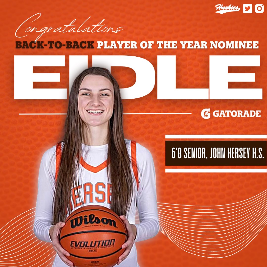 Congrats again to Katy Eidle on her Back to back player of the year nomination! One of Hersey’a best!