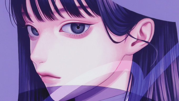 「黒髪 紫」のTwitter画像/イラスト(新着)｜2ページ目