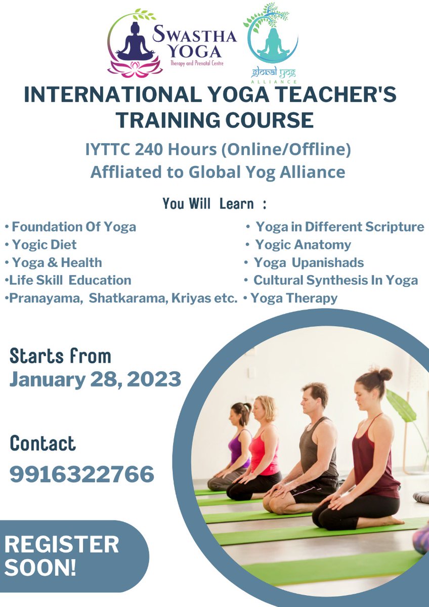 Hurry up! 
#yoga #fitness #meditation #yogapractice #love #yogalife #mindfulness #yogi #yogateacher #yogaeveryday #yogateacher #iyttc #onlineclasses #wellness #yogaeverywhere #healthylifestyle #yogachallenge #bestfaculty #yogateachingcenter #offlinesessions