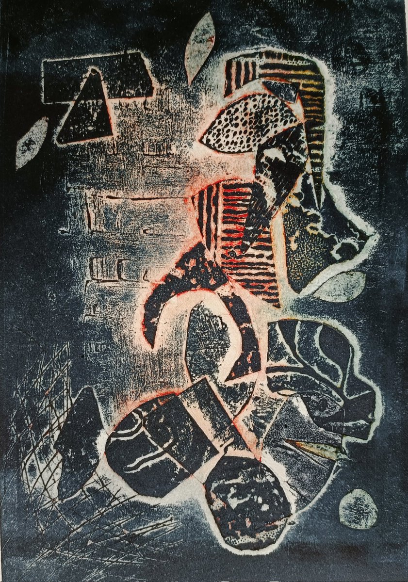 Lovely day sharing #collograph techniques <a href="/PeoplePoweredPr/">People Powered Press</a>