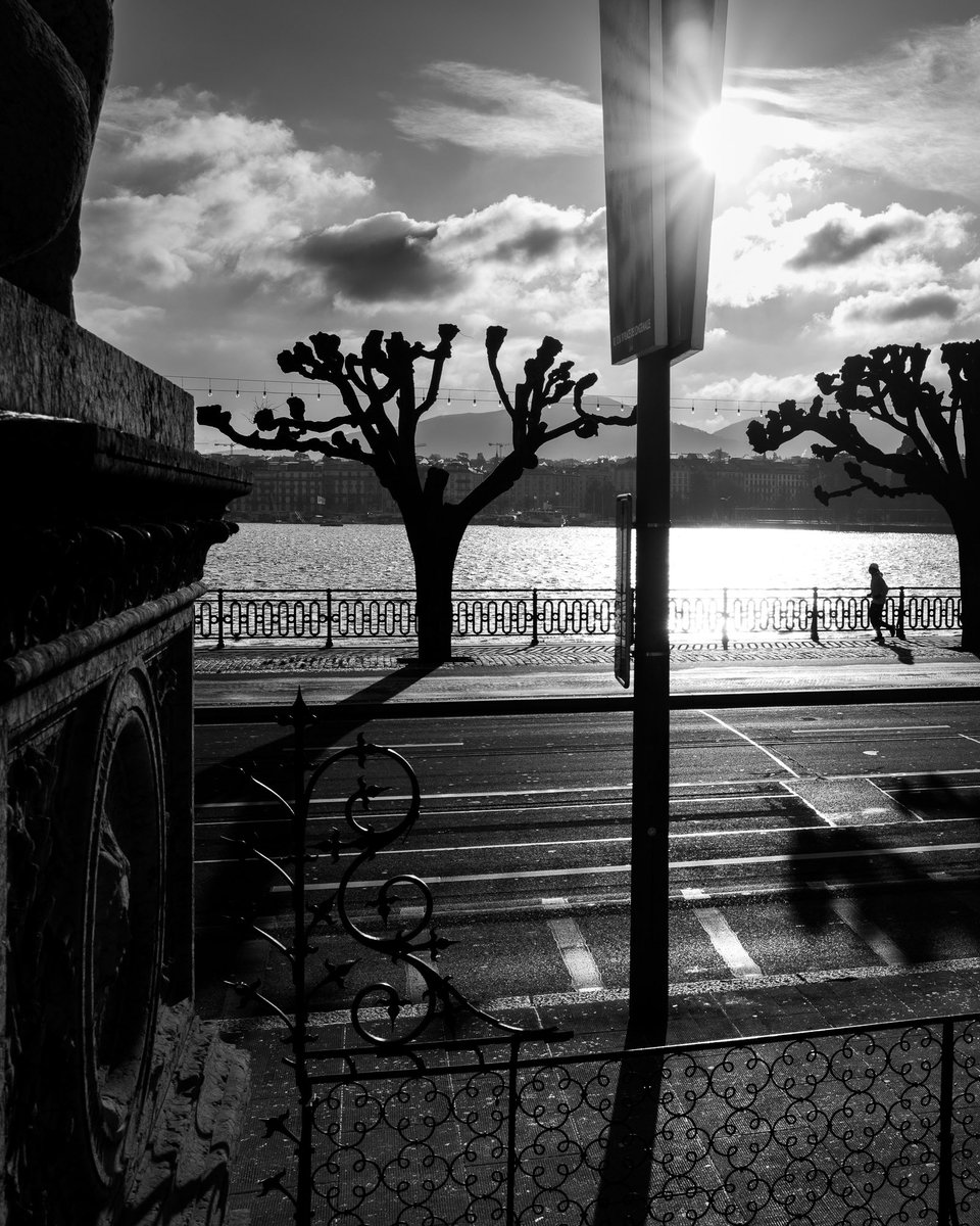 Back to basics, I love  making pictures when the sun is low during these winter months…

Copyright Kieron Beard
#bnwphotography #streetphotography #LeicaQ2 #lakegeneva #sunburst