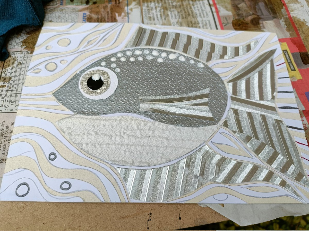 And some more #collograph from <a href="/PeoplePoweredPr/">People Powered Press</a> fab day:)