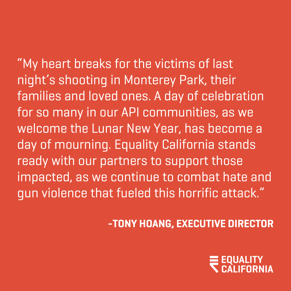 Equality California tweet media