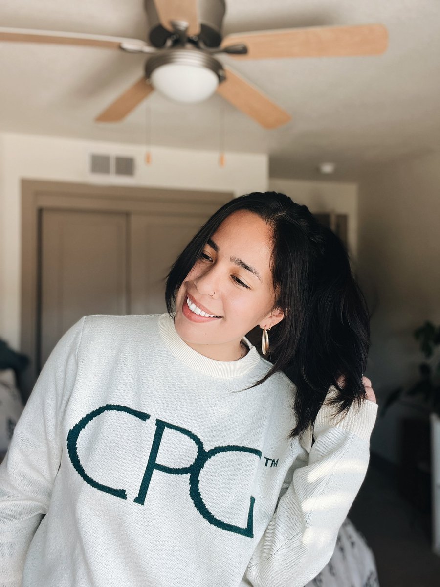 Clearly feelin’ my @CPGCLUB sweater 🤎