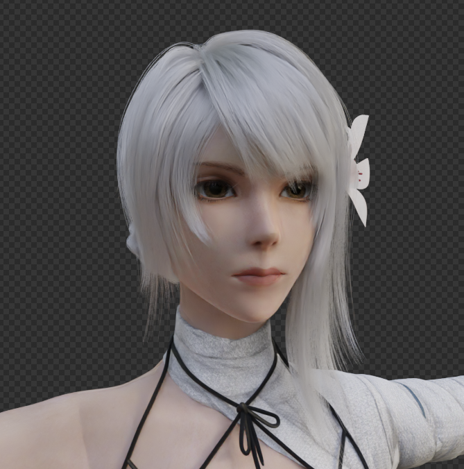#b3b added particle hair on Kainé

Model: <a href="/zixh10/">🔞ZixH -- I don't take commissions</a> &amp; <a href="/7GraphicsNSFW/">Seven</a>