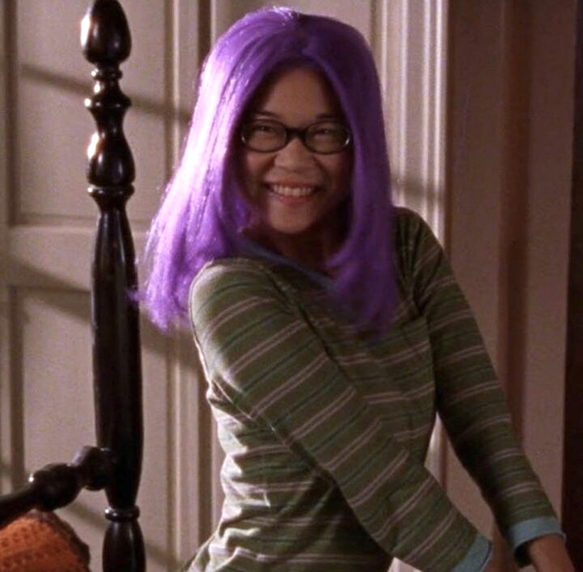 breakdown level: lane kim purple hair