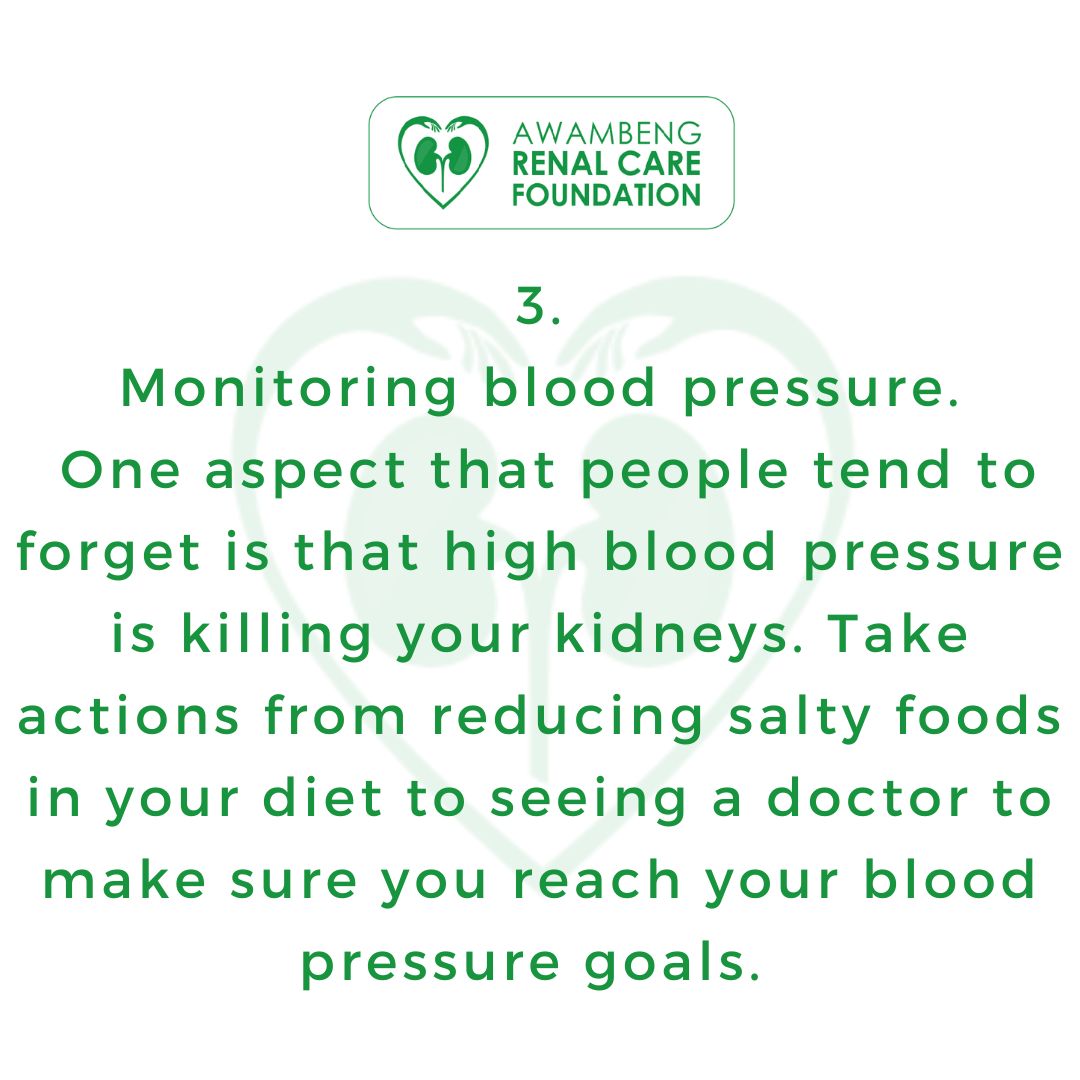 AwambengF's tweet photo. Even when you are healthy and have no indications of kidney damage, it's very important to make sure your kidneys stay healthy.
As this organ is extremely important to your well-being, let's check easy ways to implement into your daily routine to take for your kidneys.
#arcf https://t.co/3pS2NePfTT