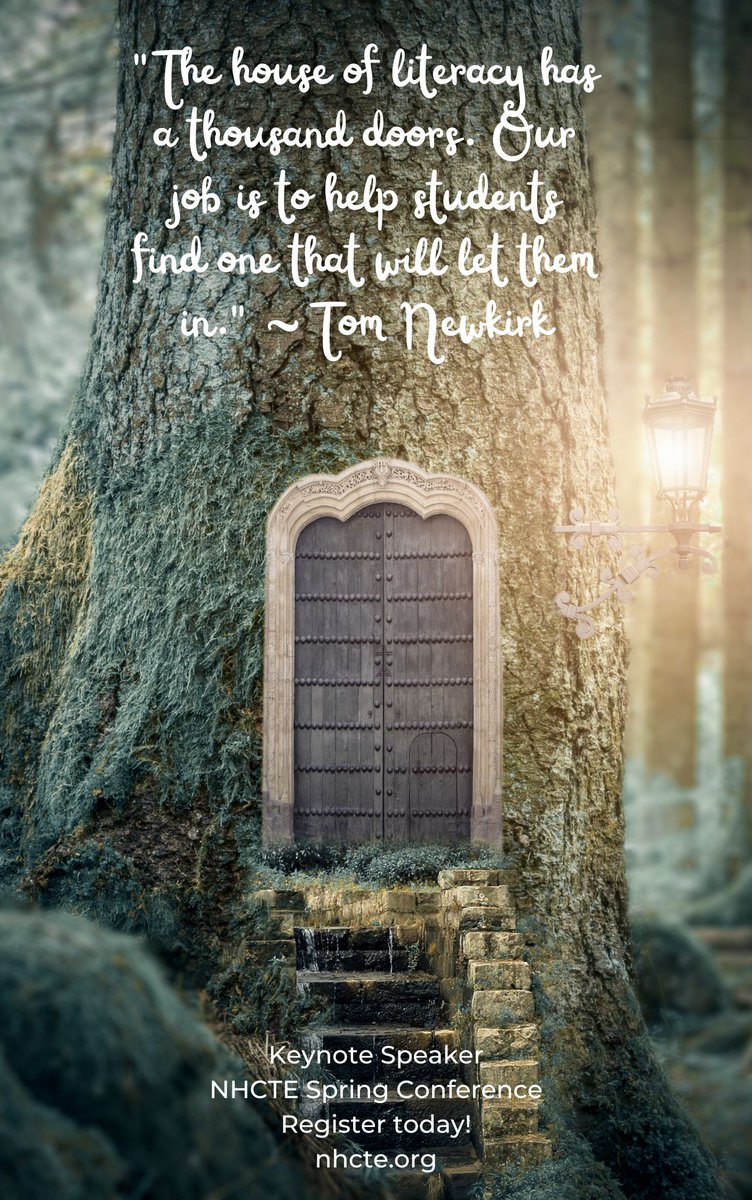 NHCTEorg's tweet image. Did you hear that THE @Tom_Newkirk is keynoting our  #SpringConference2023  this year? Have you registered?
nhcte.org/index.php/spri…
forms.gle/seD8wjTixDwpu6…