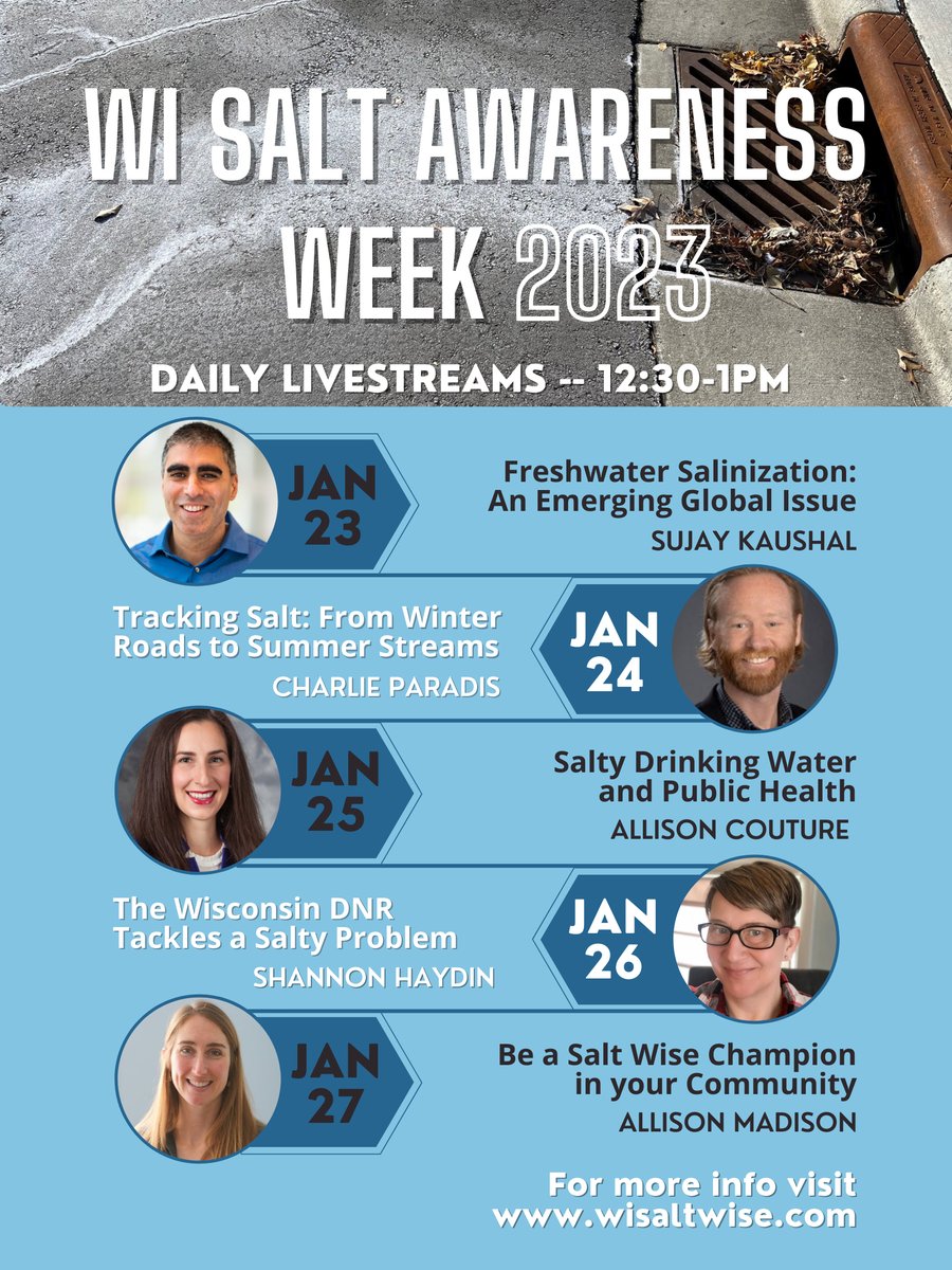 mkeriverkeeper's tweet photo. THIS WEEK is #WISaltAwarenessWeek!
Join our friends at @WISaltWise daily to learn about the impacts of #OverSalting on our #freshwater lakes, streams, & drinking water, & how govts, businesses, & individuals can do their part to #KeepFreshwaterFresh
> https://t.co/XnfbfUFIgO https://t.co/wNrBYz4ac4