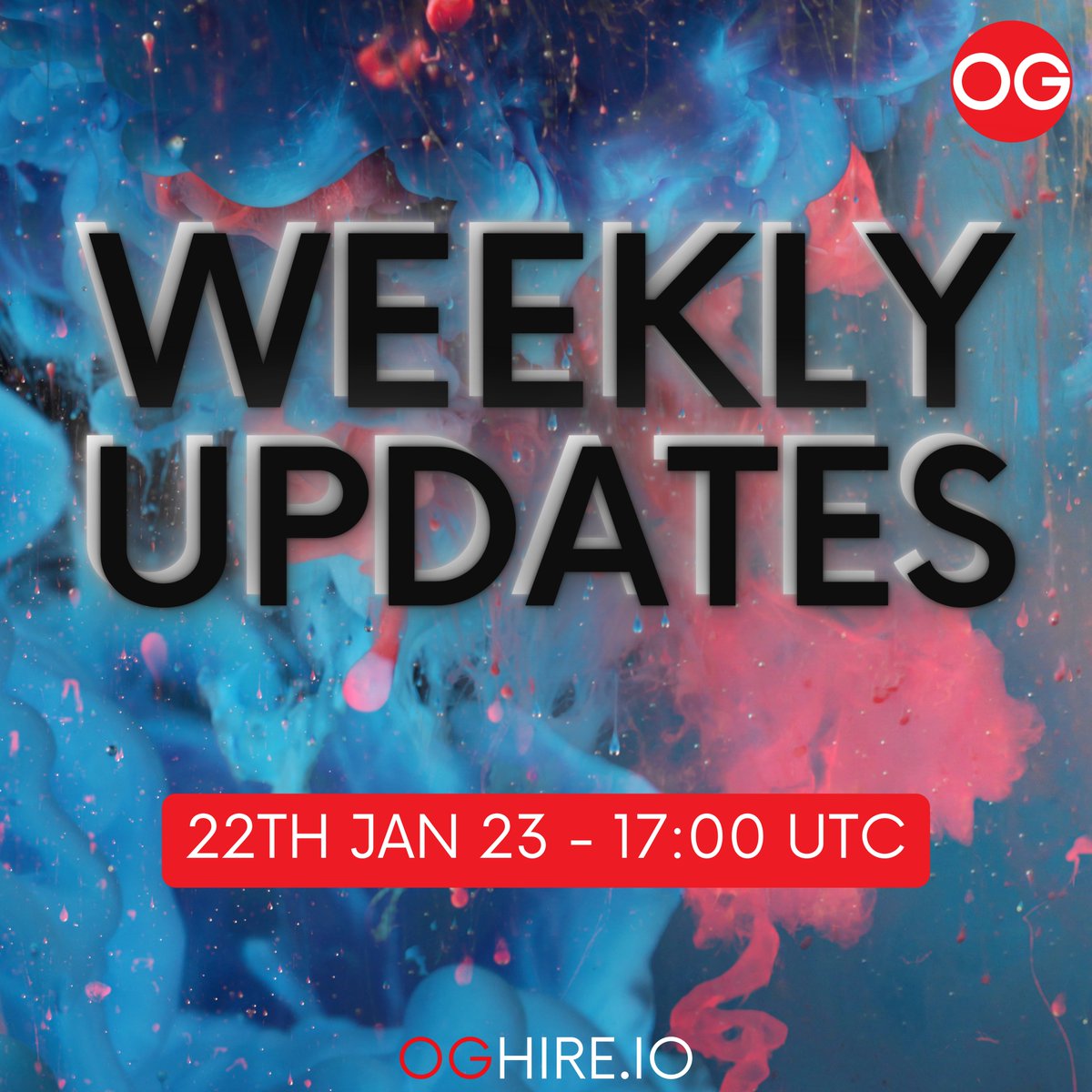 OGTokenOfficial's tweet image. OG WEEKLY UPDATES:
📢OG Team
⏲️1700 UTC
📅22-01-23

Brief:
- Sponsorship packages
- Upcoming partnerships
- Ticket reservation open

📽️YouTube:
youtu.be/GBj1X_lJQ6w

#callingallOGs #AMA #OGhire #OGToken #OGexpo #OGexpoAPR23 #BNB #OG #OGmagazine #crypto #web3 #blockchain #Expo