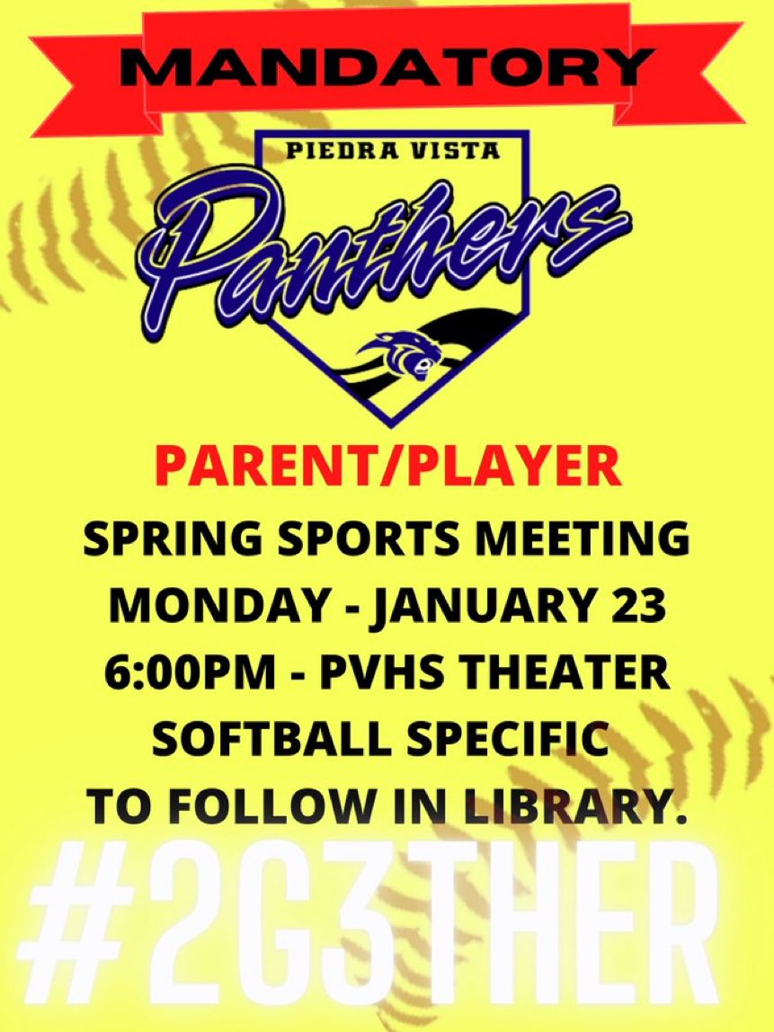 PV PANTHER SOFTBALL tweet media