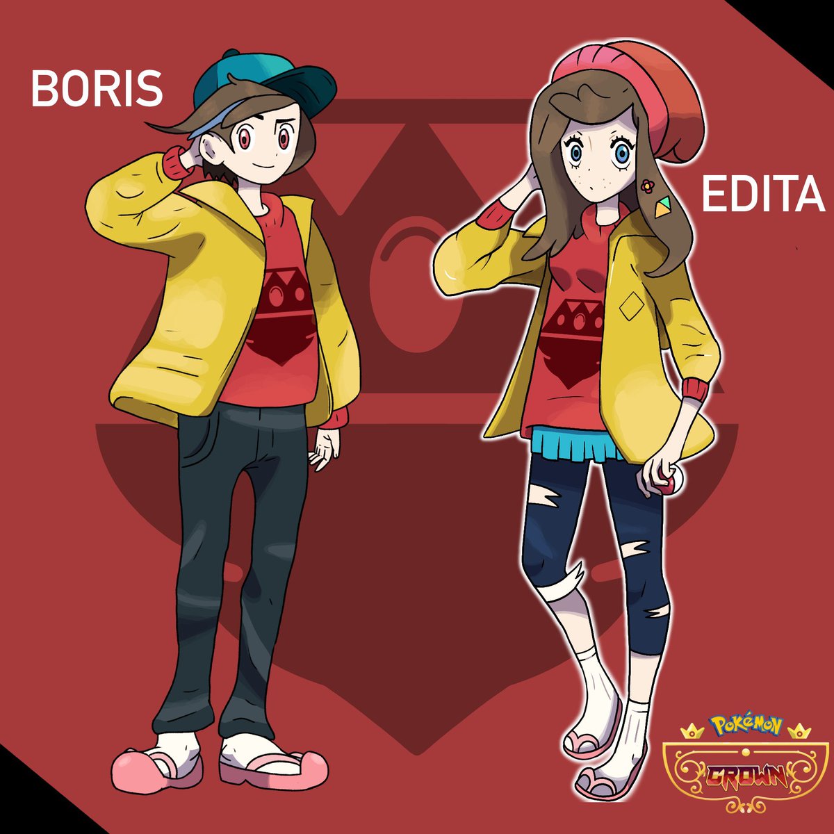 ShinrinRegion's tweet photo. Are you a boy or a girl?

You’ve been scouted by the prestigious Team Crown and Team Scepter, and you’ll apply for the team of the version you chose. You’ll rise through the ranks, becoming a true Pokémon master!

#fakemon #pokemonart https://t.co/u2RYvE0Ssh