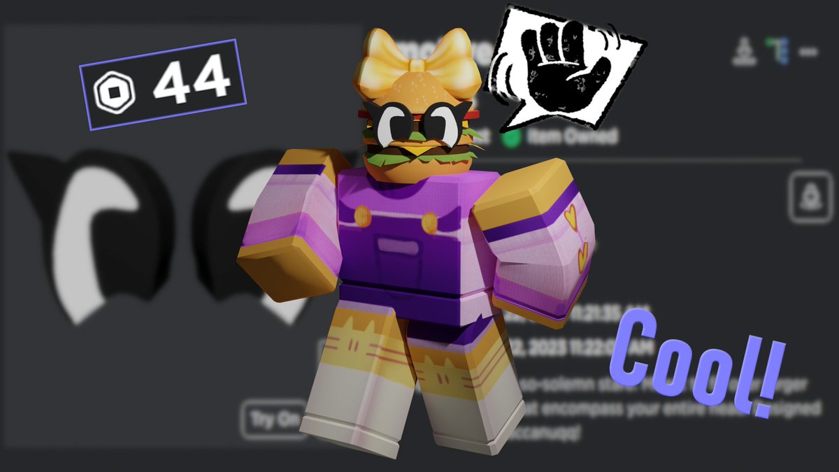 EYES!!
thank you <a href="/paccanuqq/">pacca</a> for the concept art 🫡

come pick em up here roblox.com/catalog/122402…

#RobloxUGC