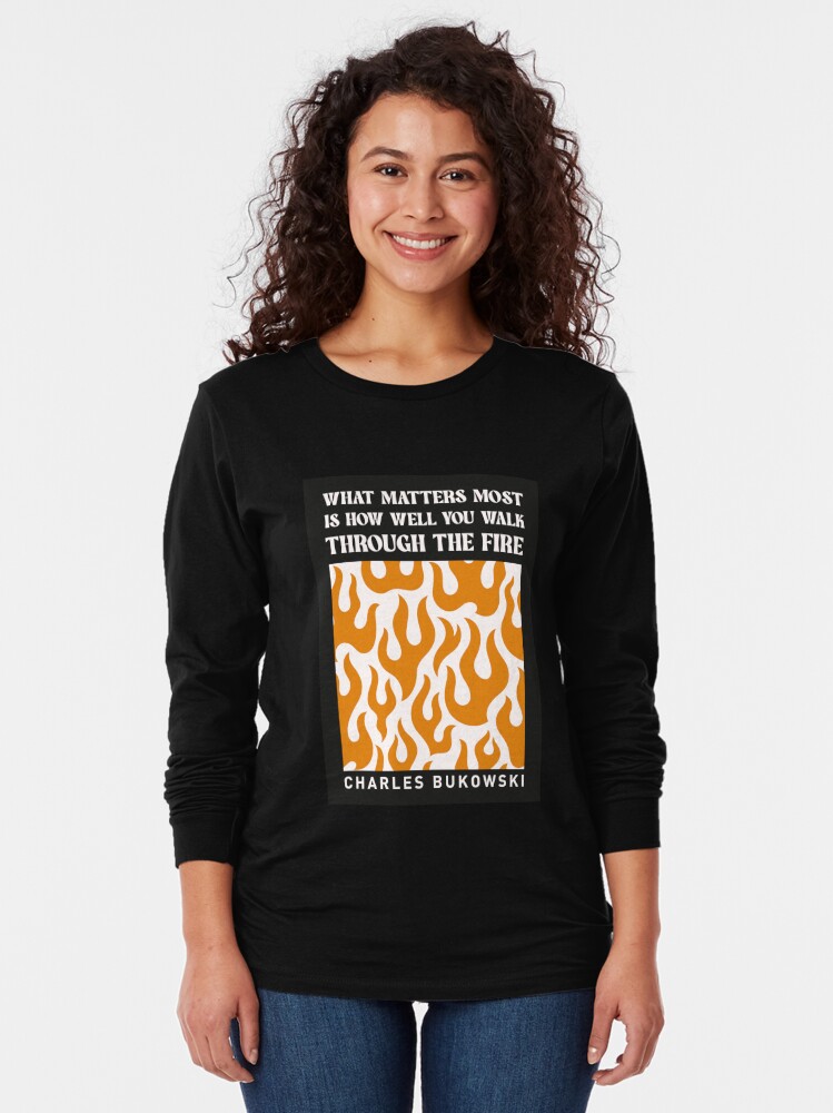 ObeyPrint's tweet photo. Popular Charles Bukowski quotes so you can wear them on t-shirts and objects. Aesthetic and various trending designs, designed and sold by Obey Yourself Now https://t.co/Tyljn5Vkzx via @pinterest 
#bukowski #poetrytwitter #darkacademia #obeyyourselfnow #redbubbleshop https://t.co/8Ywm0VIKcd