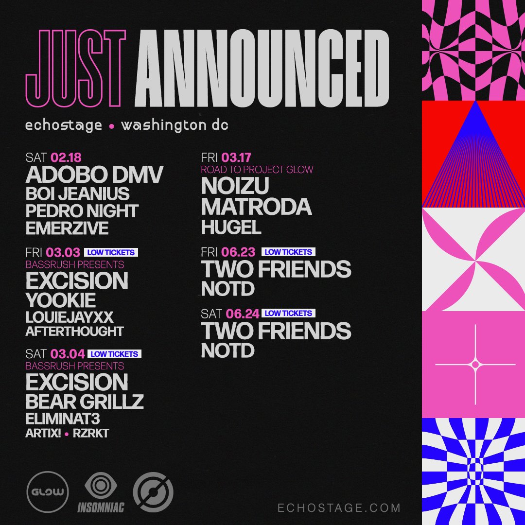 echostage's tweet photo. #Echofam are you ready for this⁉️ 🔥 Check out our newest shows, tickets and tables are on sale now! → https://t.co/OAmhzKvJie https://t.co/D7RoEI8Ed9