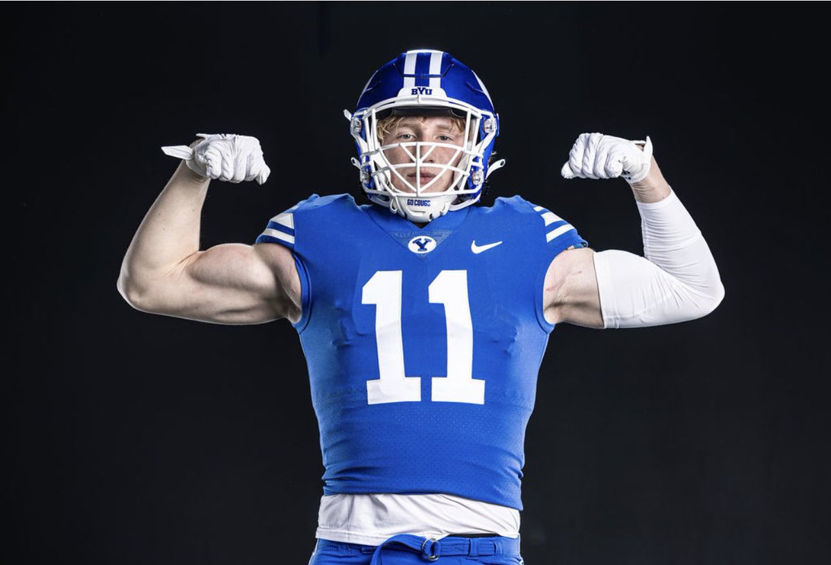 MaverickMcmanus's tweet photo. Had such a great visit this weekend at BYU. Also a great time getting to know the new defensive staff @CoachJayHill @Coach_Popp can’t wait to see what the future has in store!!! Go cougs @BYUFBRecruiting @BYUfootball https://t.co/oR8SR5GJh3