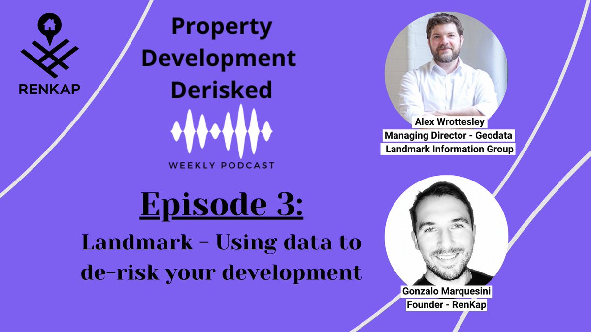 RenKap (@ren_kap) on Twitter photo #Podcast Episode 3 is out 🎙️
In this one, we are joined by <a href="/lexonic/">Alex Wrottesley (@lexonic@mastodon.social)</a> Alex Wrottesley the MD of #Geodata at one of the juggernauts of #UKproperty data 👉 Landmark Information Group
#planning #construction #propertydevelopment #ukhousing #landsurveying #brownfield #retrofit #Podcast Episode 3 is out 🎙️
In this one, we are joined by <a href="/lexonic/">Alex Wrottesley (@lexonic@mastodon.social)</a> Alex Wrottesley the MD of #Geodata at one of the juggernauts of #UKproperty data 👉 Landmark Information Group
#planning #construction #propertydevelopment #ukhousing #landsurveying #brownfield #retrofit