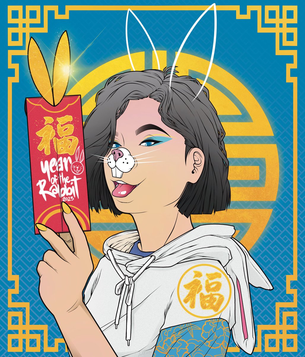 alphagirlclub's tweet photo. Happy Lunar New Year Alphas, this is the year of the water rabbit. Wishing everyone many blessings to your health, career and relationship.  🌊🐇🧧 https://t.co/ermcqLGiCW