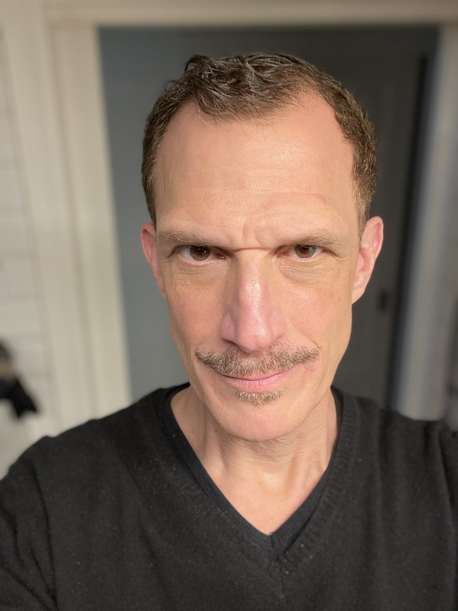gregoryshapiro's tweet photo. No more Mr. Mustache! After growing out my Cop ‘Stache for a film role, my face has officially rejected it. And it turns out they didn’t even use it! But the film is coming soon… #worthit ?
#personalbranding #makeover #mustache #filmrole #dutchfilm https://t.co/41eQMvv08G