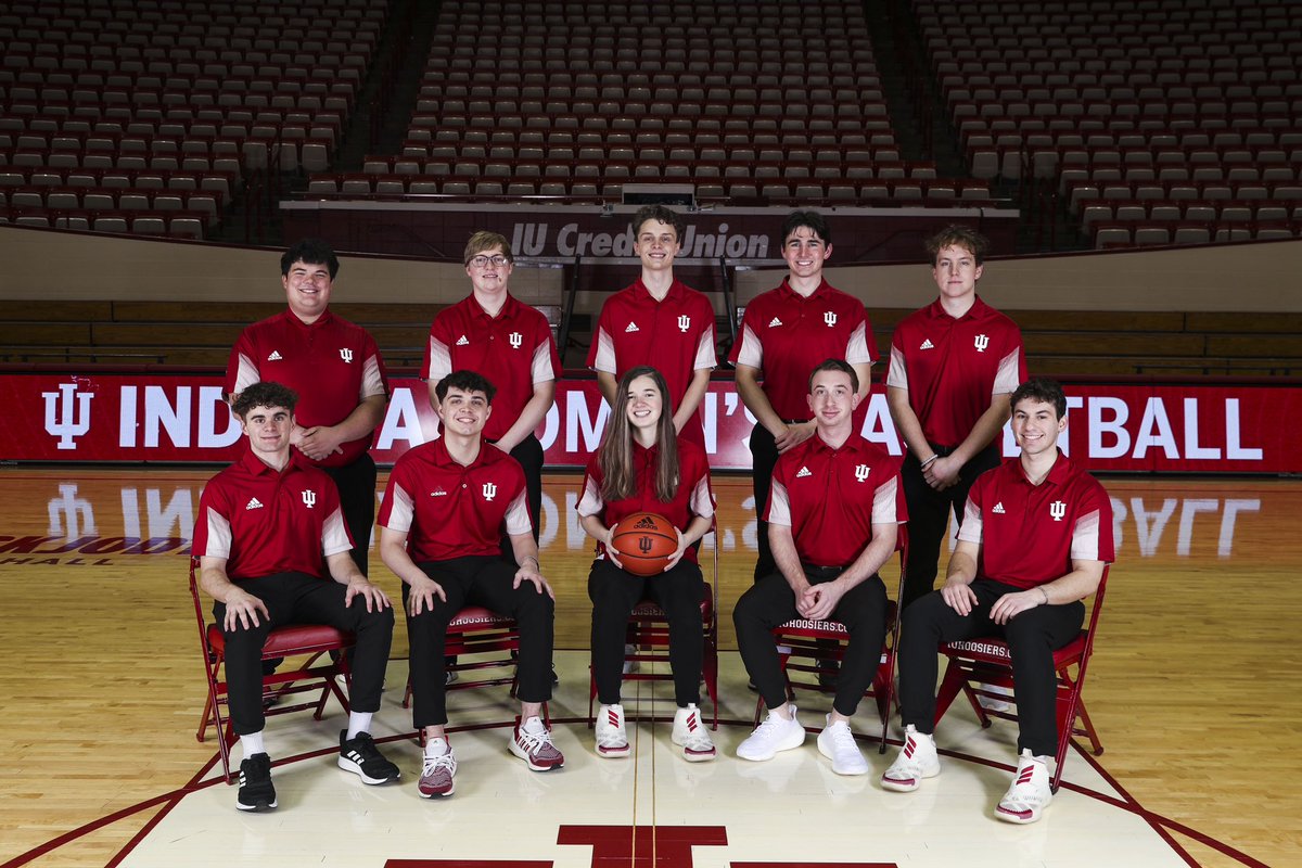 IUWBBManagers's tweet photo. Your 2022-2023 @IndianaWBB Managers #DoTheWork https://t.co/B2OtIbBtgY