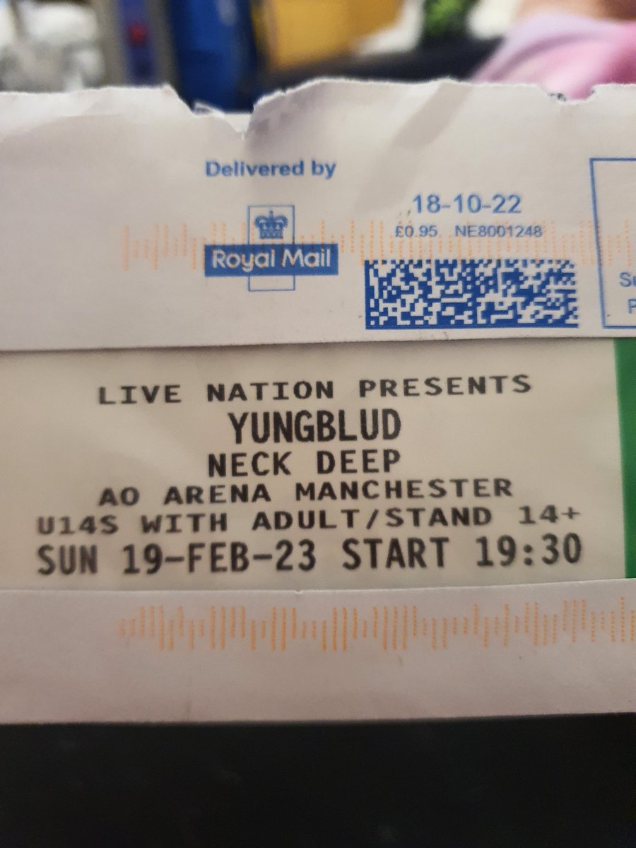 I'll catch you on the 19th @yungblud !!!