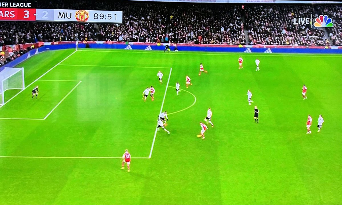 EPLBible's tweet photo. Was Zinchenko offside for Arsenal’s winner? 🤔 https://t.co/YgHmBajvPT