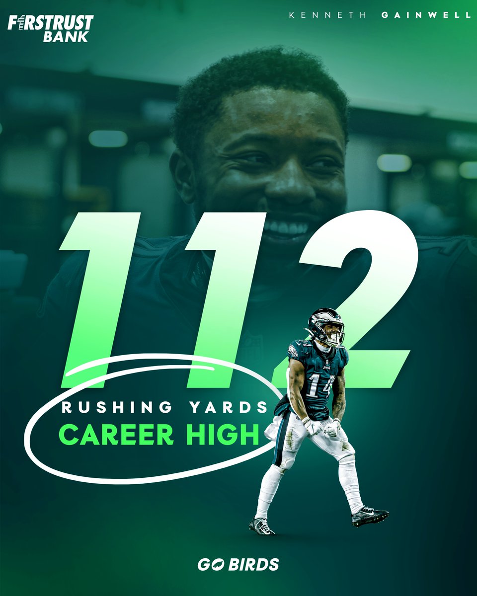 .<a href="/KENNETHGAINWEL/">Kenneth Gainwell 14</a> off to the races

<a href="/FirstrustBank/">Firstrust Bank</a> | #FlyEaglesFly