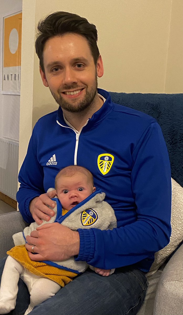 Niall352's tweet photo. Little one’s face when she realises Leeds games are like this every week 
#LUFC https://t.co/einOeXkXRg