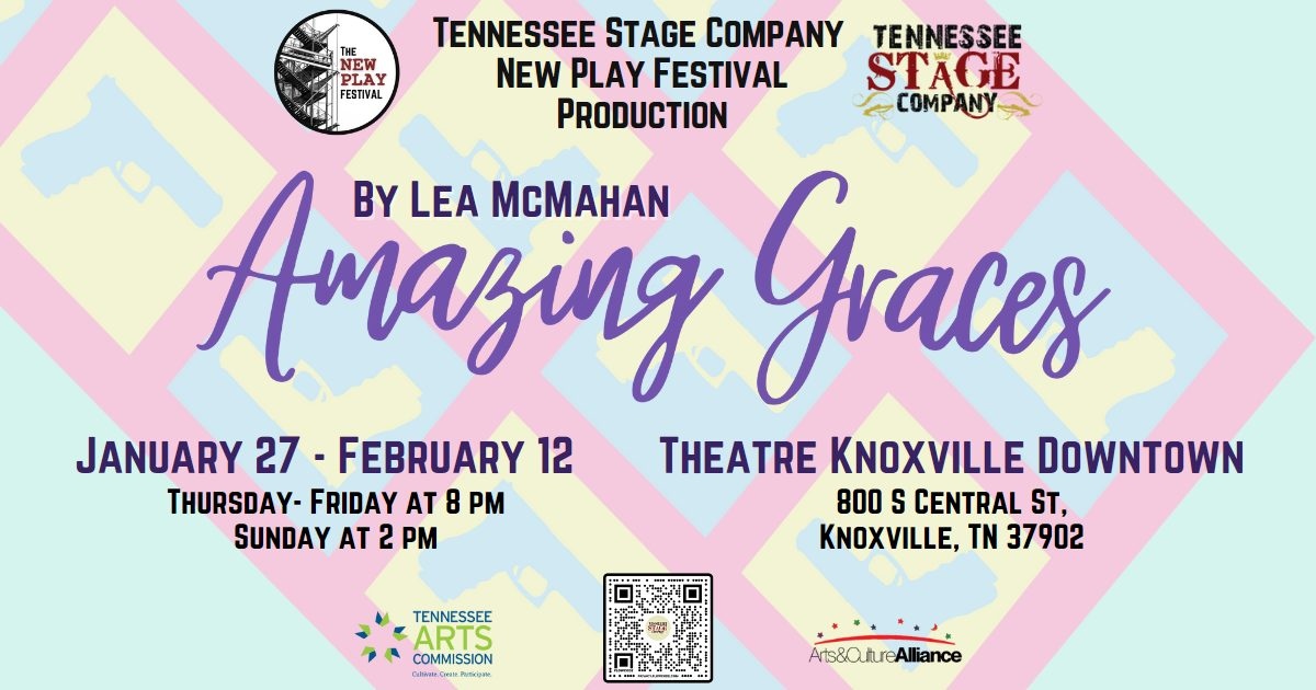 Tennesee Stage Company's "Amazing Graces" opens this Friday, January 27th at Theatre Knoxville Downtown- shows starts at 7:30 &amp; doors open at 7 ! fb.me/e/4aSDKTeaO