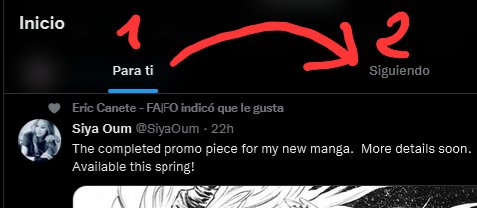 Holi.

Estas en 1. Cambia a 2 y tu vida en Twitter va a mejorar muchísimo.

RT para solucionarle el desastre que es esto ahora mismo a otra persona. Gracias 🥺❤️