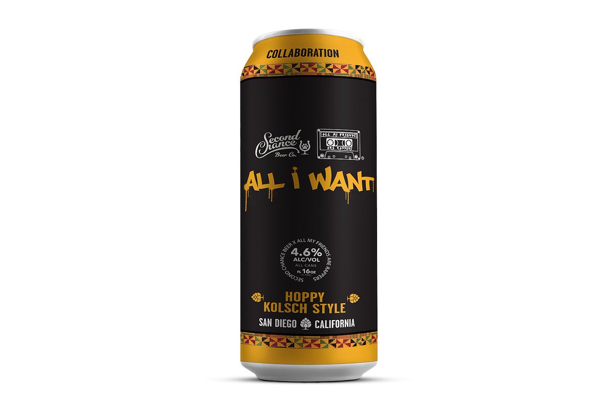 SDBeerNews's tweet photo. Carmel Mountain Ranch-based @2ndChanceBeerCo has brought back a collab #beer it brewed with an employee and his #veteran-owned business @allmyfriendsrap for #BlackHistoryMonth | https://t.co/xB9A1GadQ3
#sandiego #sdbeer #craftbeer #sdbeernews #drinklocal #secondchancebeer https://t.co/YP6MDZL49p