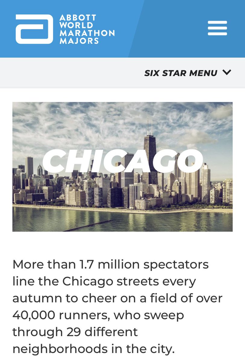 2023 my goal is to complete the <a href="/berlinmarathon/">BMW BERLIN-MARATHON</a> <a href="/chicagomarathon/">chicagomarathon</a> &amp; the <a href="/nymarathon/">NY Marathon</a> <a href="/WMMajors/">Abbott World Marathon Majors</a> 🙏🏻👍🏻♥️