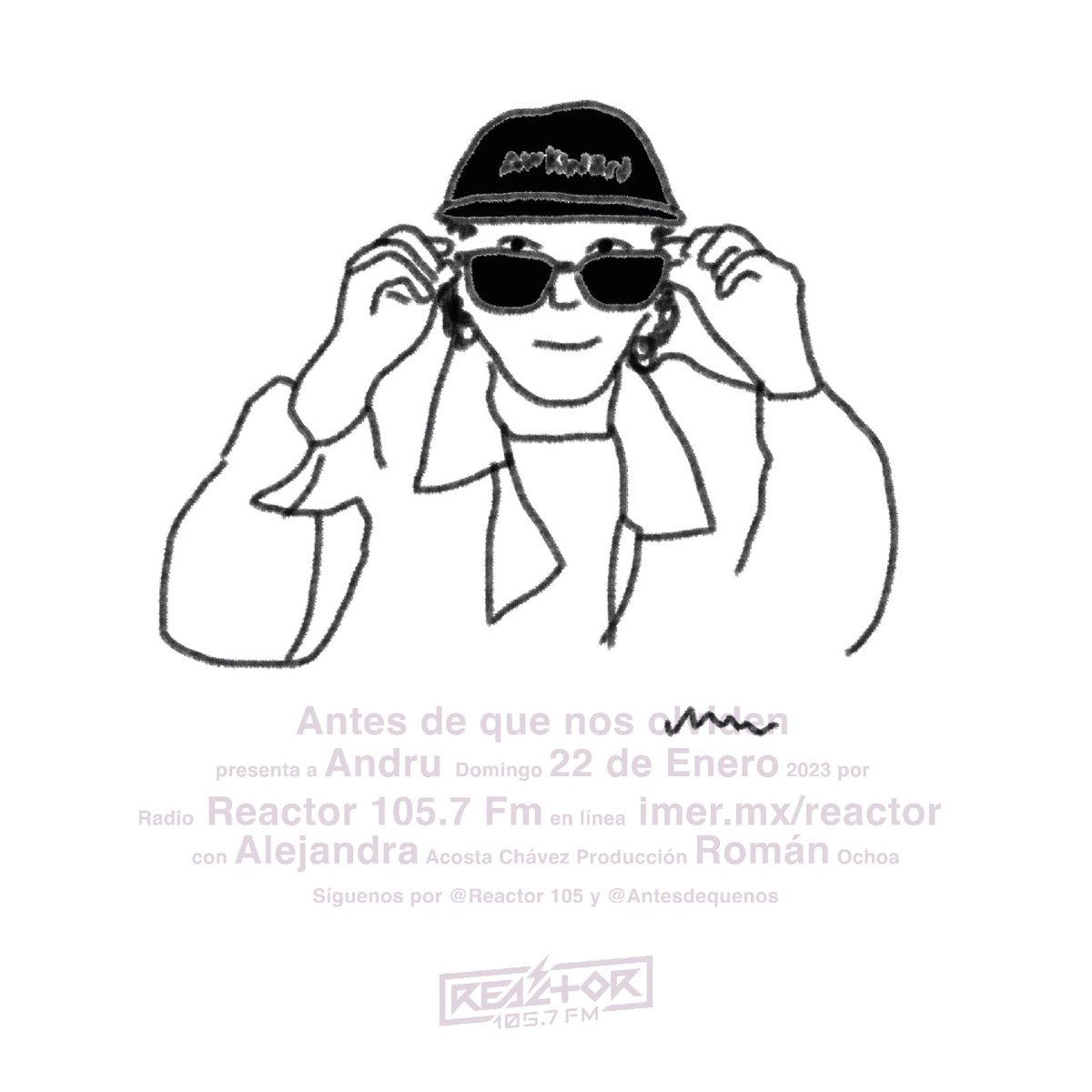 Reactor105's tweet photo. Esta noche no se pierdan a @alekizlove ya que estará conversando con @4ndru_ y nos compartirá una selección musical especial en @antesdequenos 

Atentos y escúchenlo este 22 de enero a las 21 horas 😌🎵 https://t.co/R4jLLa5RaK