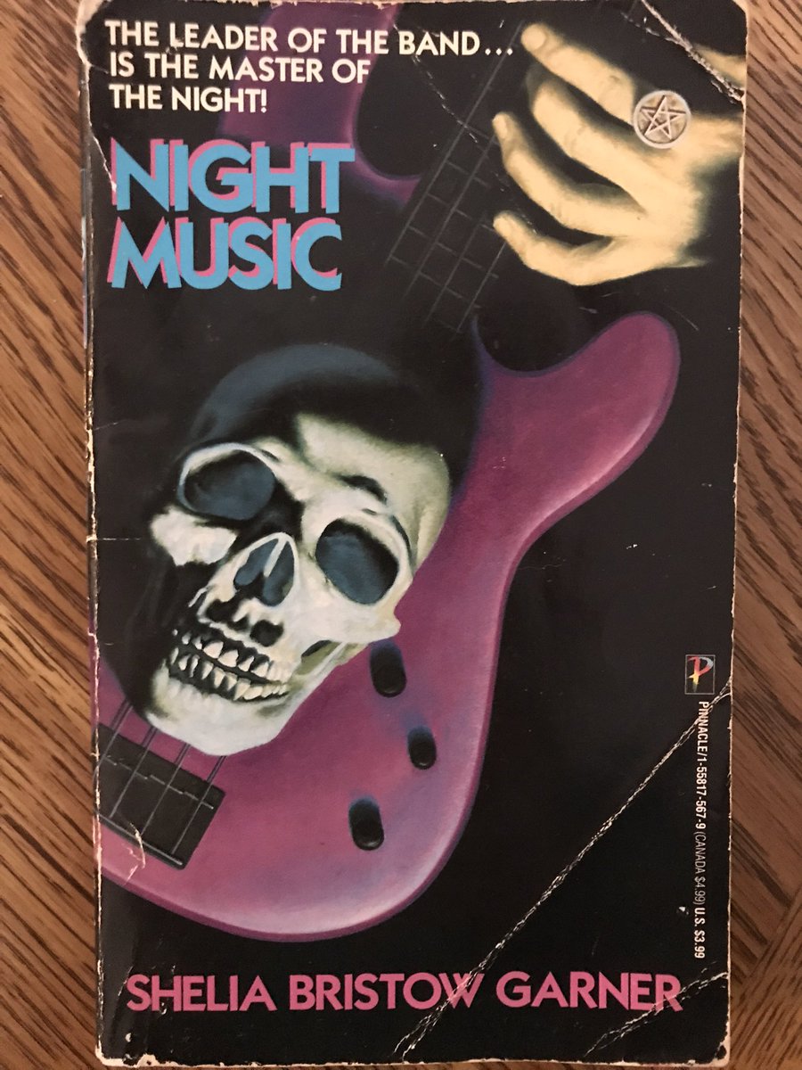 Night Music. Written by Shelia Bristow Garner. 

#bookaddict #coverart #bookcover #BookTwitter #PaperbacksFromHell