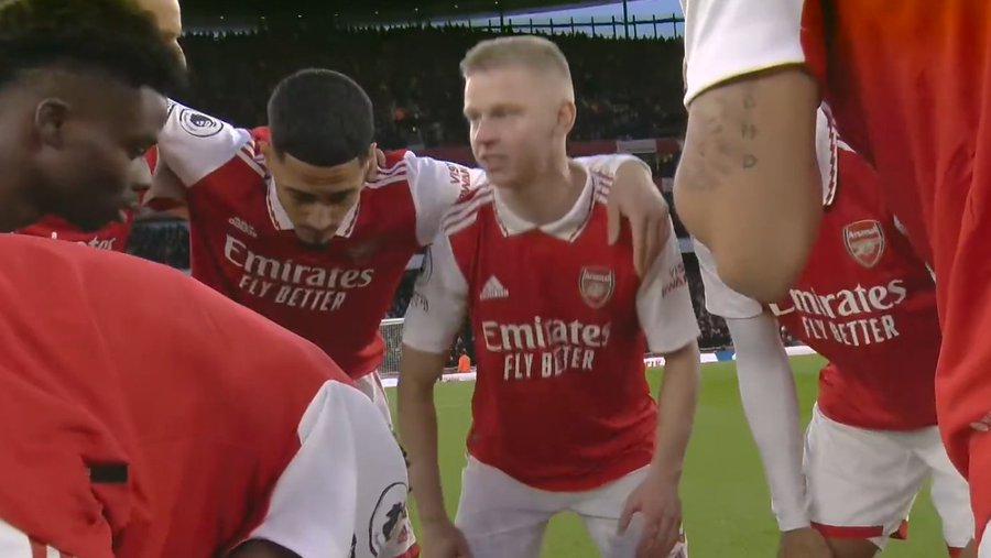 Doc on Twitter "Zinchenko says in the pre match huddle he asked his