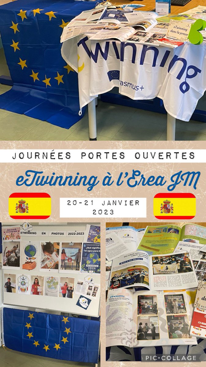paulina_lorenz's tweet photo. JPO 2023: Découverte des nouveaux projets #etwinning en espagnol en collaboration avec 🇪🇸🇮🇹🇫🇷 https://t.co/cBCi8SGeAi