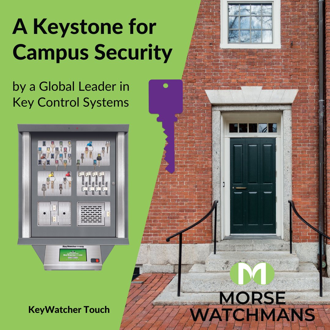 MorseWatchmans1's tweet image. A Keystone for Campus Security by a Global Leader in Key Management. #KeyAccessControl #KeyManagement #CampusSecurity
hubs.li/Q01y1_0d0