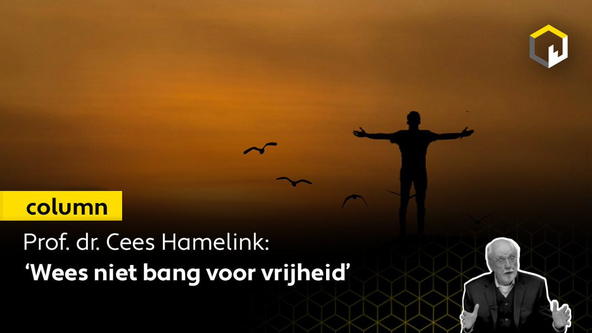 blckbxnews's tweet photo. Vrijheid brengt risico’s en verantwoordelijk met zich mee. ‘Zodra onze individuele ontwikkeling inzet, slaat de onzekerheid toe,’ zegt prof. dr. Cees Hamelink. Hoe bevrijden we ons van de angst voor vrijheid?
Bekijk de column:
➡️ https://t.co/U9qaSRy6eH
#Videocolumn #Vrijheid https://t.co/TUZKVsKJUc