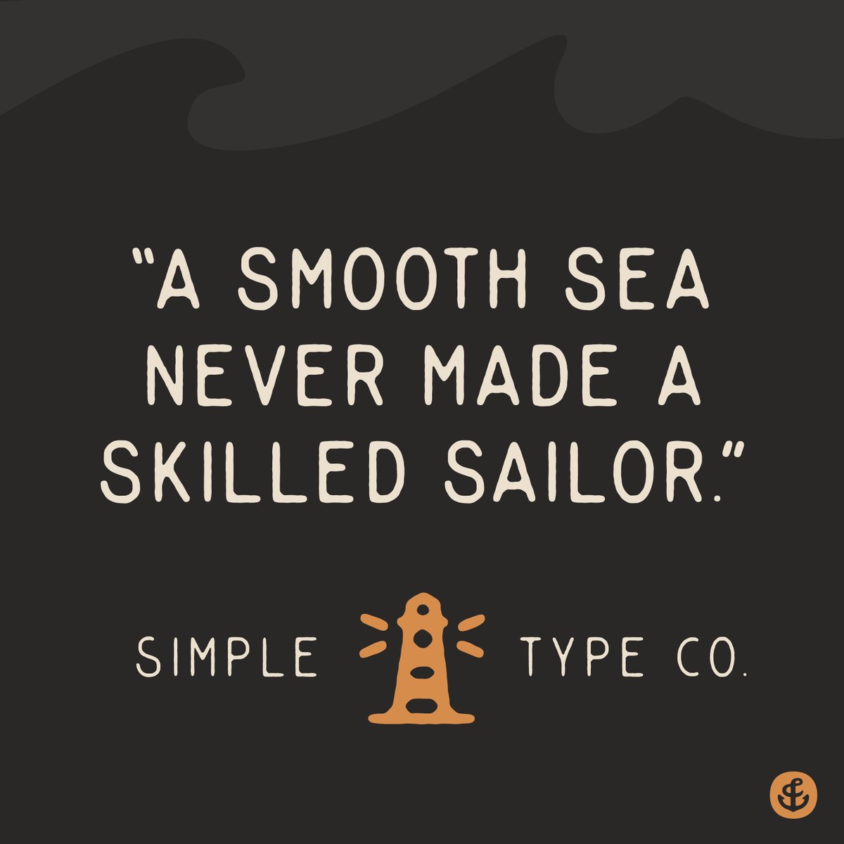 simpletypeco's tweet photo. We’re working on a Rough (seas) version of Ships Whistle. #neverperfect https://t.co/OCTDqTqMZN