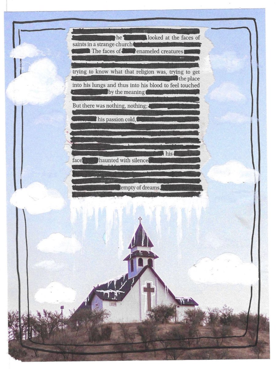 Happy to announce that my newest #zine is out now!!!!!

#collage #blackoutpoetry