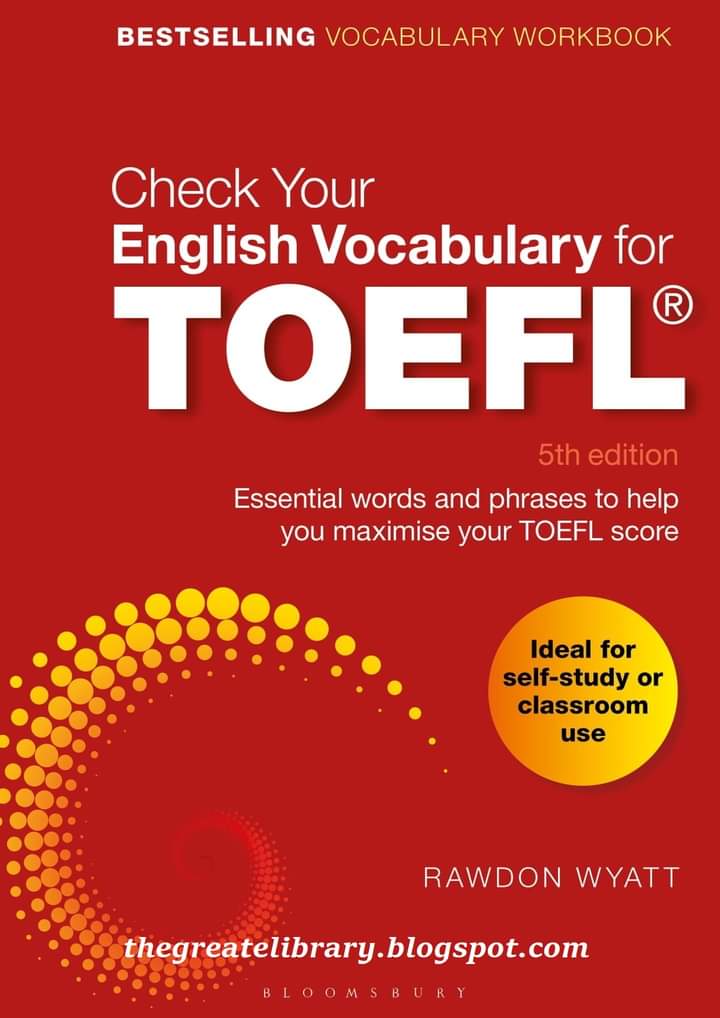 Lingnieur2's tweet photo. 📕 #ebook : Check Your English Vocabulary for TOEFL® (PDF) 🔻
👉 https://t.co/njYCSm2hqb
#Thegreatelibrary #learnEnglish #english #learnenglish #online #PartofSpeech #learn #englishgrammar #EnglishVocabulary #englishmaterials #TOEFL https://t.co/nMGG4b21aK