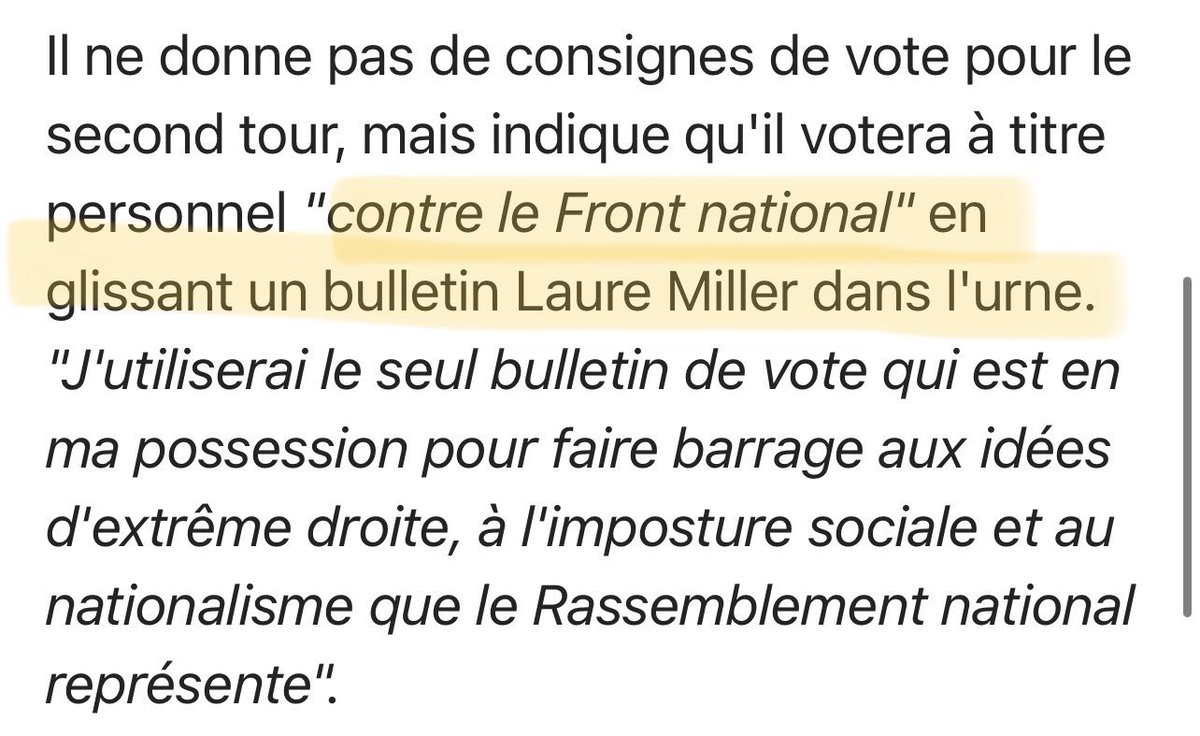 Le LFI @PateVictorien (battu au premier tour sur la #Circo5102) va voter pour qu’il y ait un député de plus qui votera la réforme des retraites ! 

La NUPES est une arnaque 🤡