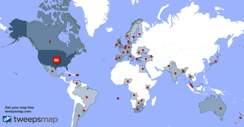 I have 4 new followers from Canada, and more last week. See tweepsmap.com/!AuBadge